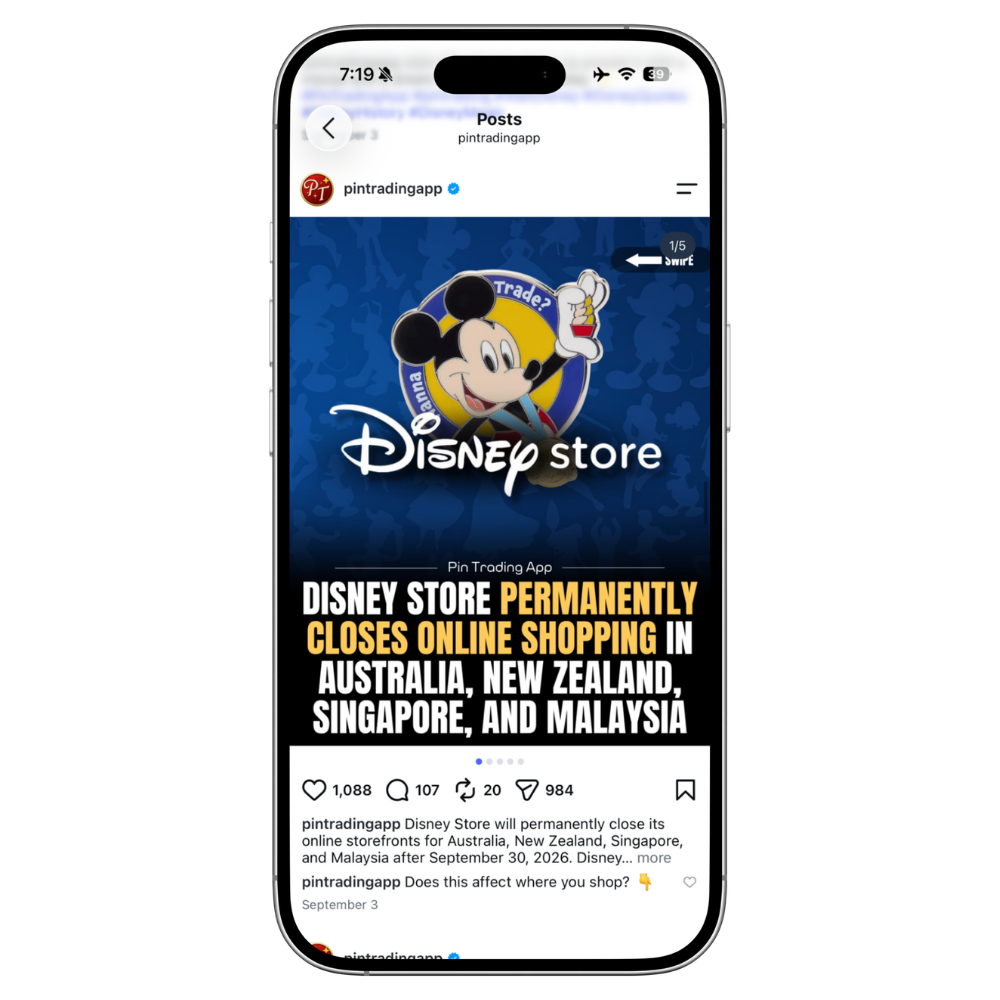 Pin Trading App post